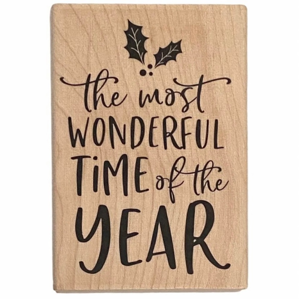 🎄 Stamp Wonderful Time of the Year Christmas